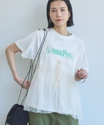 coen/チュールキャミ付きロゴTシャツ/506125565