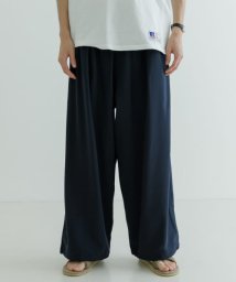 URBAN RESEARCH(アーバンリサーチ)/URBAN RESEARCH iD　エステルストレッチイージーオーバーパンツ/NAVY