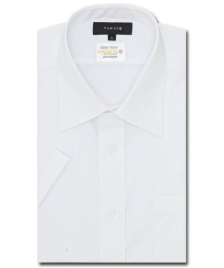 TAKA-Q/形態安定 吸水速乾 スタンダードフィット レギュラーカラー 半袖 シャツ メンズ ワイシャツ ビジネス ノーアイロン 形態安定 yシャツ 速乾/506125688