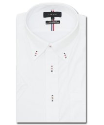TAKA-Q/ノーアイロンストレッチ スタンダードフィット ボタンダウン ニットシャツ 半袖 シャツ メンズ ワイシャツ ビジネス ノーアイロン 形態安定 yシャツ 速乾/506125696
