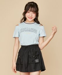 JENNI love/カレッジロゴ肩あきTシャツ/506125757