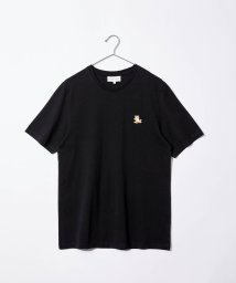 MAISON KITSUNE(メゾンキツネ)/メゾンキツネ MAISON KITSUNE LM00110KJ0008 Tシャツ CHILLAX FOX PATCH REGULAR TEE SHIRT メンズ/ブラック