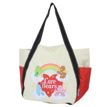 cinemacollection/ケアベア トートバッグ バルーントートバッグ レッド CareBears リミックス 手提げかばん 大容量 キャラクター グッズ /506125929