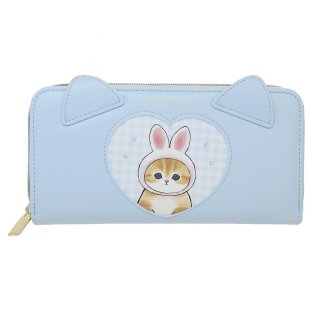 cinemacollection/モフサンド ロングウォレット 長財布 うさにゃん mofusand 粧美堂 束入れ 大容量 かわいい キャラクター グッズ /506125956