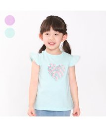 HUNGRY HEART/【子供服】 t/mini (ターカーミニ) 立体レインボーハート袖フリルTシャツ 80cm～130cm K42803/506126008