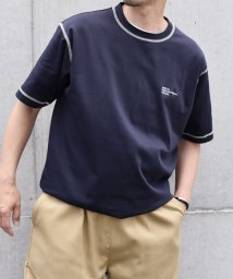 SHIPS any MEN/SHIPS any: 〈接触冷感〉COTTON USA Cool touch ワンポイント ロゴ ステッチ デザイン Tシャツ◇/506126062