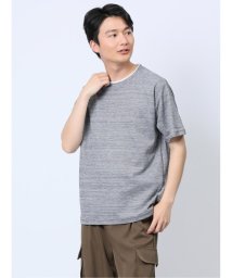 m.f.editorial/杢リップル フェイククルーネック半袖Tシャツ/506126148