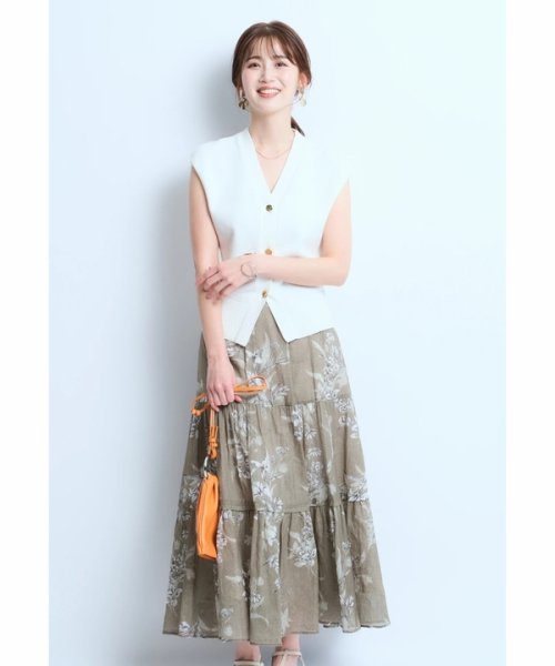 アロマプリントスカート 予めご了承ください