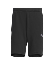 adidas(adidas)/M ESS+ 3ST スウェットハーフパンツ/ブラック