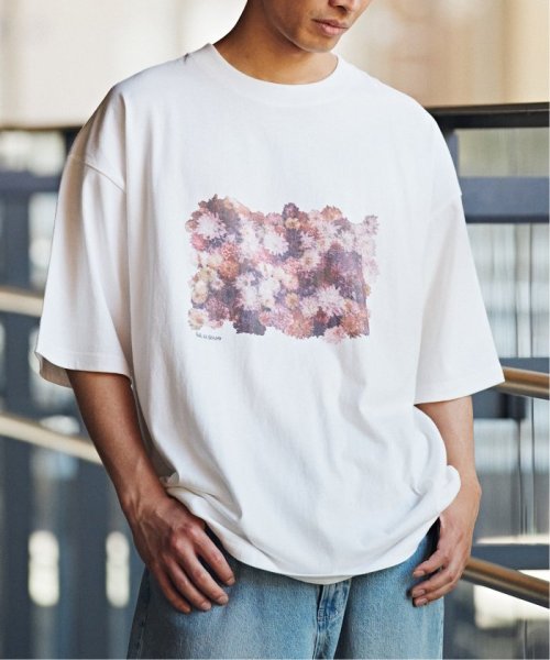 B.C STOCK(ベーセーストック)/FLOWER ANCIENT Tシャツ/パープルB