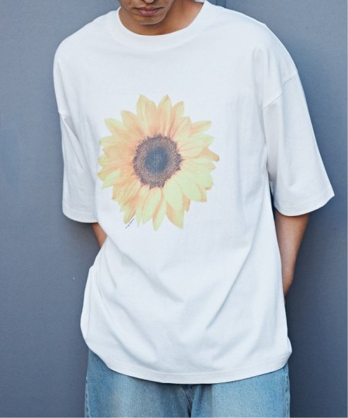 B.C STOCK(ベーセーストック)/FLOWER ANCIENT Tシャツ/イエロー
