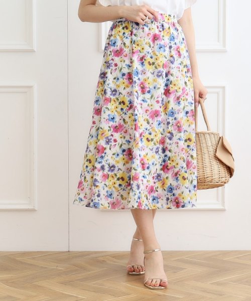 Couture Brooch(クチュールブローチ)/Summerフルール ソフトマーメイドスカート/オフホワイト（103）