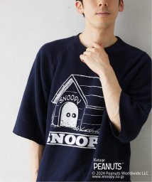 JOURNAL STANDARD relume Men's(ジャーナルスタンダード　レリューム　メンズ)/《予約》PEANUTS × SPORTS WEAR by relume 別注 ハーフスリーブスウェット SUMMER/ネイビー