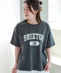 le.coeur blanc(ルクールブラン)/BRIXTONロゴTシャツ/D／グレー