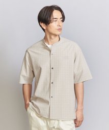 BEAUTY&YOUTH UNITED ARROWS/シアサッカー バンドカラー フォルムシャツ/506104690