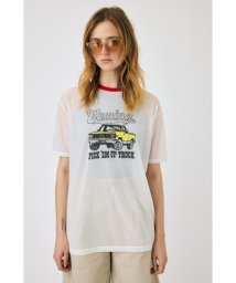 moussy(マウジー)/AUTO SUPPLY SHEER Tシャツ/WHT