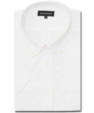GRAND-BACK/【大きいサイズ】グランバック/GRAND－BACK 綿100％ 形態安定 ボタンダウン 半袖 シャツ メンズ ワイシャツ ビジネス ノーアイロン 形態安定 yシ/506131465
