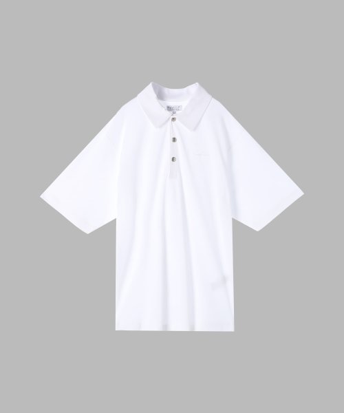 agnes b. HOMME(アニエスベー　オム)/K357 POLO CHRIS ポロシャツ/ホワイト