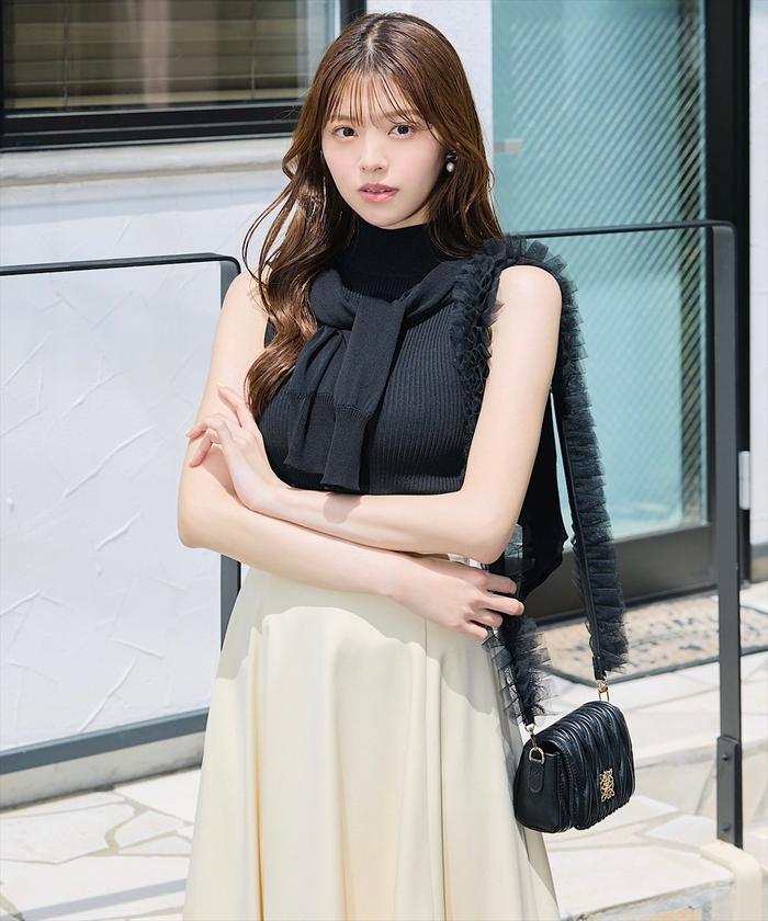 W Rouge ノースリーブカーディガン 北彩高校女子冬制服 カーディガン