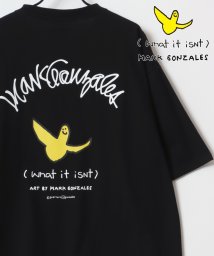 LAZAR(ラザル)/【Lazar】MARK GONZALES/マークゴンザレス オーバーサイズ ストリート バックプリント 半袖Tシャツ メンズ レディース 韓国ファッション /ブラック