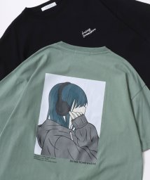 LAZAR(ラザル)/【Lazar】別注 オーバーサイズ ストリートガール Tシャツ ワンポイント刺繍 バックプリント 半袖Tシャツ/レディース メンズ トップス/柄F