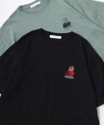 LAZAR/【Lazar】別注 オーバーサイズ ストリートガール Tシャツ ワンポイント刺繍 バックプリント 半袖Tシャツ/レディース メンズ トップス/506078927