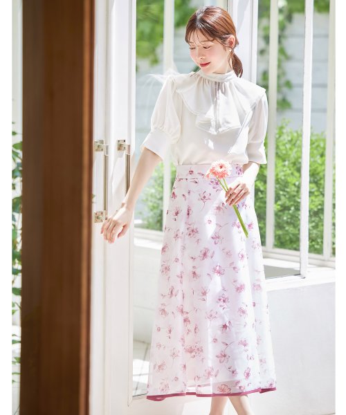 セール】 トッコクローゼット(tocco closet) |可憐さ漂う配色ライン  