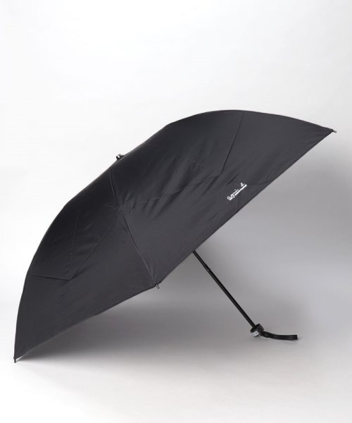 agnes b. (アニエスベー)/agnes b.(アニエスベー) 無地　紳士雨傘（折り畳み・ミニ傘）/ブラック