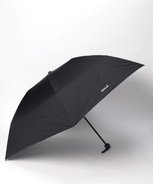 agnes b. (アニエスベー)/agnes b.(アニエスベー) 無地　紳士雨傘（折り畳み・ミニ傘）/ブラック
