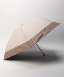 Aquascutum(アクアスキュータム)/ Aquascutum （アクアスキュータム）カラーブロック バイカラー 晴雨兼用パラソル（折りたたみ・ミニ傘）/ベージュ