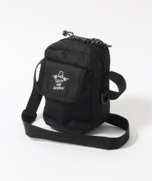 B.C STOCK(ベーセーストック)/【THRASHER / スラッシャー】 LOGO SMALL BAG/ブラックA