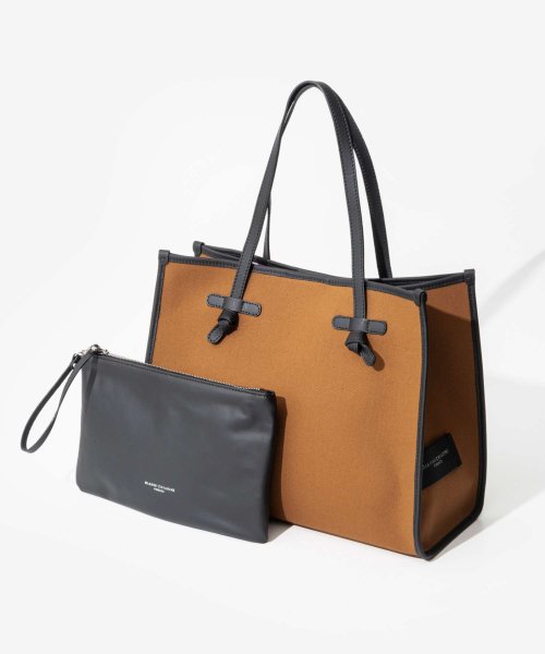 ジャンニキアリーニ GIANNI CHIARINI マルチェッラ Mサイズ トートバッグ MARCELLA レディース BS6850 ジャンニキャリーニ ハンド CORDA マルチェッラ ジャンニ MILITARE また