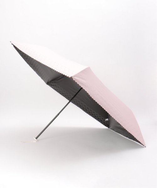 LBC(エルビーシー)/リングヒートカット 折りたたみ傘 日傘 遮光/ピンク