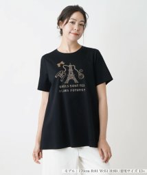 Leilian PLUS HOUSE/【店舗人気】フレンチ風モチーフチュニックＴシャツ/506077701