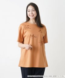 Leilian PLUS HOUSE/【店舗人気】刺繍半袖Ｔシャツ/506077721