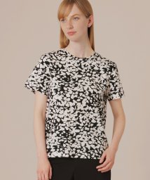 MACKINTOSH LONDON(MACKINTOSH LONDON（レディース）)/シルエットフラワーTシャツ/ブラック