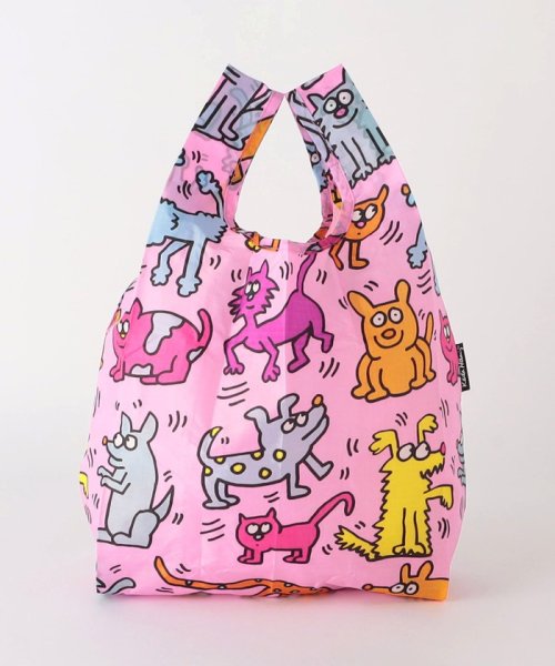 green label relaxing （Kids）(グリーンレーベルリラクシング（キッズ）)/＜BAGGU＞BABY Keith Haring / エコバッグ / サブバッグ/PINK