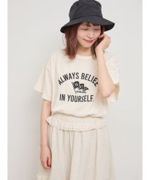 Samansa Mos2/【汗染み防止】刺繍アソートTシャツ/506155586