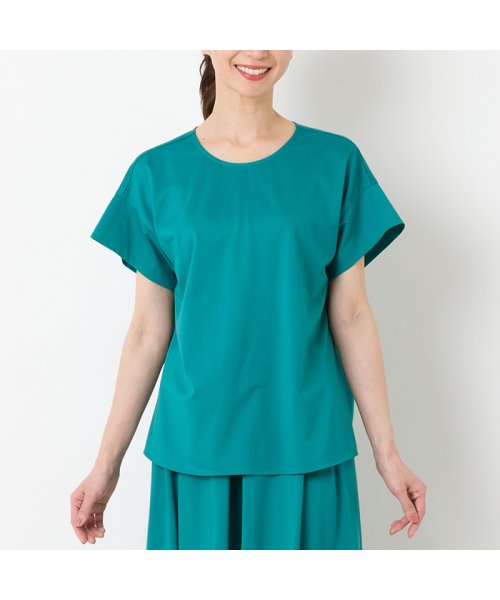 後ろタック・袖切り替えカットソー 