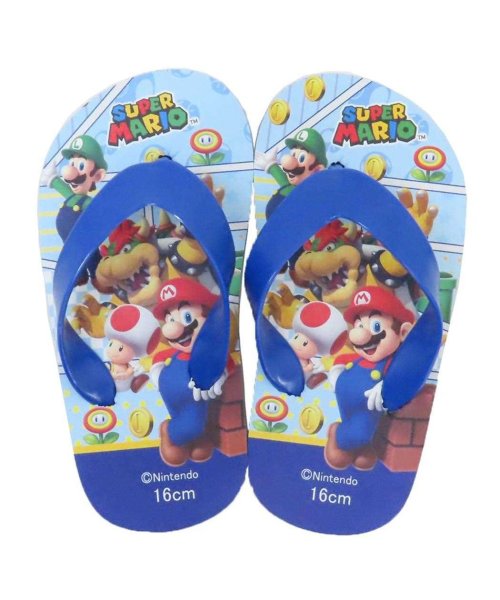 スーパーマリオ 子供用サンダル ビーチサンダル コミック ジェイズプランニング キッズ こども 子ども キャラクター グッズ 人気・おすすめ｜省スペース設計・旅行向けにおすすめ 公式 プライバシー配送 今だけ特典付き