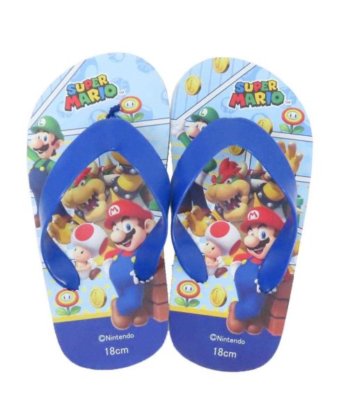 スーパーマリオ 子供用サンダル ビーチサンダル コミック ジェイズプランニング キッズ こども 子ども キャラクター グッズ 人気・おすすめ｜省スペース設計・旅行向けにおすすめ 公式 プライバシー配送 今だけ特典付き