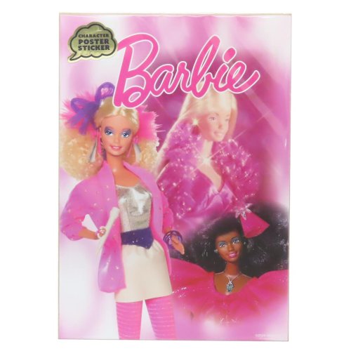 cinemacollection(シネマコレクション)/バービー ウォールデコステッカー ポスターステッカー PK Barbie スモールプラネット ビッグシール デコレーション キャラクター グッズ /その他