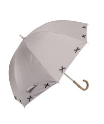 pinktrick/pinktrick ピンクトリック 日傘 完全遮光 長傘 軽量 晴雨兼用 雨傘 レディース 50cm 遮光率100% UVカット 紫外線対策 遮熱 リボンリネン/506157671