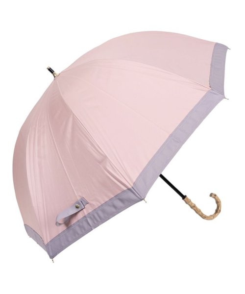 pinktrick(ピンクトリック)/pinktrick ピンクトリック 日傘 完全遮光 長傘 軽量 晴雨兼用 雨傘 レディース 55cm 遮光率100% UVカット 紫外線対策 遮熱 グロライン /ピンク