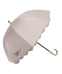 pinktrick/pinktrick ピンクトリック 日傘 完全遮光 長傘 軽量 晴雨兼用 雨傘 レディース 50cm 遮光率100% UVカット 紫外線対策 遮熱 スカラップ /506157681