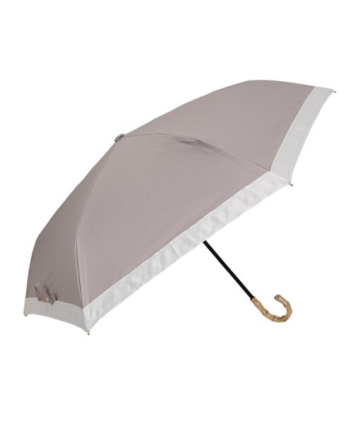 pinktrick(ピンクトリック)/pinktrick ピンクトリック 日傘 折りたたみ 完全遮光 軽量 晴雨兼用 3段 雨傘 レディース 50cm 遮光率100% UVカット 紫外線対策 遮熱 /グレージュ