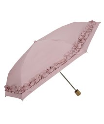 pinktrick(ピンクトリック)/pinktrick ピンクトリック 日傘 折りたたみ 完全遮光 軽量 晴雨兼用 3段 雨傘 まるい レディース 55cm 遮光率100% UVカット 紫外線対策/ピンク