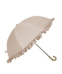 pinktrick(ピンクトリック)/pinktrick ピンクトリック 日傘 折りたたみ 完全遮光 軽量 晴雨兼用 2段 雨傘 レディース 50cm 遮光率100% UVカット 紫外線対策 遮熱 /ベージュ