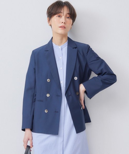 セール】 組曲(KUMIKYOKU) |【WEB限定】シアーボイル ダブルブレスト  