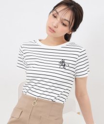 index/UV エンブレム刺繍コットンTシャツ【接触冷感/洗濯機洗い可】/506157861